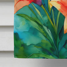 Load image into Gallery viewer, Lilies in Watercolor House Flag