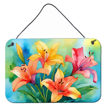 Load image into Gallery viewer, Lilies in Watercolor Wall or Door Hanging Prints