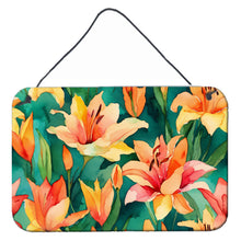 Load image into Gallery viewer, Lilies in Watercolor Wall or Door Hanging Prints