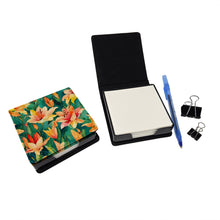 Load image into Gallery viewer, Lilies in Watercolor PU Leather Note Paper Holder
