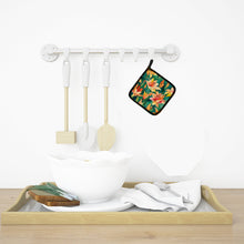 Load image into Gallery viewer, Lilies in Watercolor Pot Holders - Set of 2 Decorative Kitchen Helpers | Made in the USA