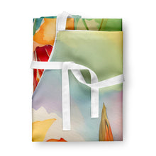 Load image into Gallery viewer, Lilies in Watercolor Apron – Artist-Designed Kitchen, BBQ &amp; Craft Apron