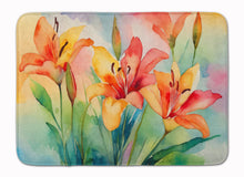 Load image into Gallery viewer, Lilies in Watercolor Memory Foam Kitchen Mat