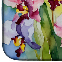 Load image into Gallery viewer, Orchids in Watercolor Dish Drying Mat