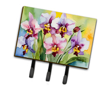 Load image into Gallery viewer, Orchids in Watercolor Leash or Key Holder