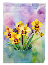 Load image into Gallery viewer, Orchids in Watercolor House Flag
