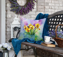 Load image into Gallery viewer, Orchids in Watercolor Throw Pillow