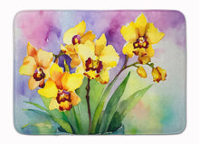 Load image into Gallery viewer, Orchids in Watercolor Memory Foam Kitchen Mat