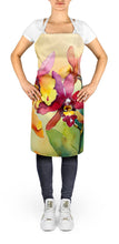 Load image into Gallery viewer, Orchids in Watercolor Apron – Artist-Designed Kitchen, BBQ &amp; Craft Apron
