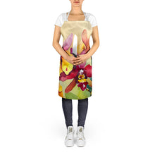 Load image into Gallery viewer, Orchids in Watercolor Apron – Artist-Designed Kitchen, BBQ &amp; Craft Apron