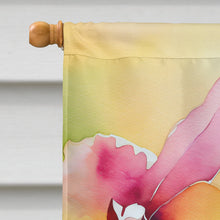 Load image into Gallery viewer, Orchids in Watercolor House Flag