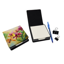 Load image into Gallery viewer, Orchids in Watercolor PU Leather Note Paper Holder