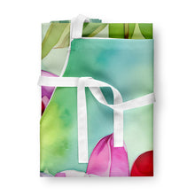 Load image into Gallery viewer, Orchids in Watercolor Apron – Artist-Designed Kitchen, BBQ &amp; Craft Apron