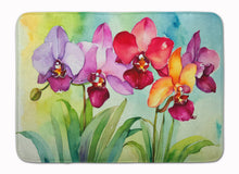 Load image into Gallery viewer, Orchids in Watercolor Memory Foam Kitchen Mat
