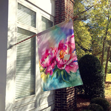 Load image into Gallery viewer, Peonies in Watercolor House Flag