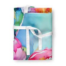 Load image into Gallery viewer, Peonies in Watercolor Apron – Artist-Designed Kitchen, BBQ &amp; Craft Apron