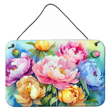 Load image into Gallery viewer, Peonies in Watercolor Wall or Door Hanging Prints