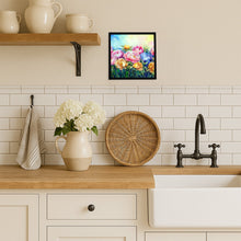 Load image into Gallery viewer, Peonies in Watercolor Framed Metal Print