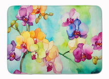 Load image into Gallery viewer, Orchids in Watercolor Memory Foam Kitchen Mat
