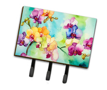 Load image into Gallery viewer, Orchids in Watercolor Leash or Key Holder