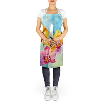 Load image into Gallery viewer, Orchids in Watercolor Apron – Artist-Designed Kitchen, BBQ &amp; Craft Apron