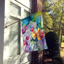 Load image into Gallery viewer, Orchids in Watercolor House Flag