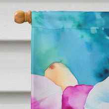 Load image into Gallery viewer, Orchids in Watercolor House Flag