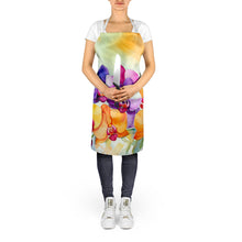 Load image into Gallery viewer, Orchids in Watercolor Apron – Artist-Designed Kitchen, BBQ &amp; Craft Apron