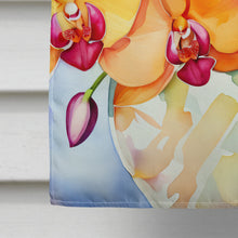 Load image into Gallery viewer, Orchids in Watercolor House Flag