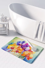 Load image into Gallery viewer, Orchids in Watercolor Memory Foam Kitchen Mat