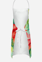 Load image into Gallery viewer, Poinsettias in Watercolor Apron – Artist-Designed Kitchen, BBQ &amp; Craft Apron