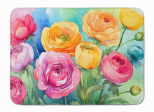 Load image into Gallery viewer, Ranunculus in Watercolor Memory Foam Kitchen Mat