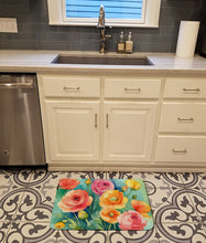 Load image into Gallery viewer, Ranunculus in Watercolor Memory Foam Kitchen Mat