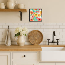 Load image into Gallery viewer, Ranunculus in Watercolor Framed Metal Print