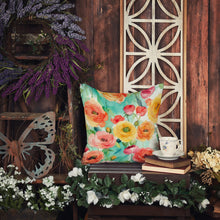 Load image into Gallery viewer, Ranunculus in Watercolor Throw Pillow