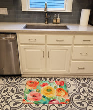 Load image into Gallery viewer, Ranunculus in Watercolor Memory Foam Kitchen Mat