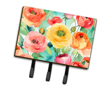 Load image into Gallery viewer, Ranunculus in Watercolor Leash or Key Holder