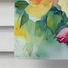 Load image into Gallery viewer, Roses in Watercolor House Flag