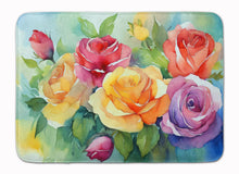 Load image into Gallery viewer, Roses in Watercolor Memory Foam Kitchen Mat