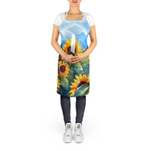 Load image into Gallery viewer, Sunflowers in Watercolor Apron – Artist-Designed Kitchen, BBQ &amp; Craft Apron