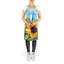 Load image into Gallery viewer, Sunflowers in Watercolor Apron – Artist-Designed Kitchen, BBQ &amp; Craft Apron