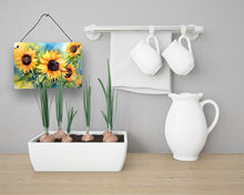 Load image into Gallery viewer, Sunflowers in Watercolor Wall or Door Hanging Prints