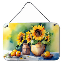 Load image into Gallery viewer, Sunflowers in Watercolor Wall or Door Hanging Prints