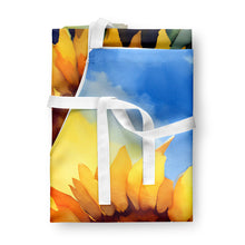 Load image into Gallery viewer, Sunflowers in Watercolor Apron – Artist-Designed Kitchen, BBQ &amp; Craft Apron