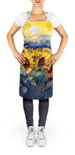 Load image into Gallery viewer, Sunflowers in Watercolor Apron – Artist-Designed Kitchen, BBQ &amp; Craft Apron