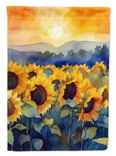 Load image into Gallery viewer, Sunflowers in Watercolor House Flag
