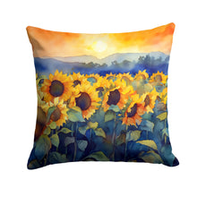 Load image into Gallery viewer, Sunflowers in Watercolor Throw Pillow
