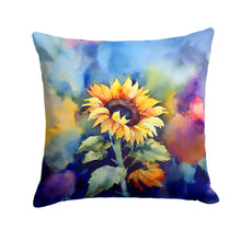 Load image into Gallery viewer, Sunflowers in Watercolor Throw Pillow