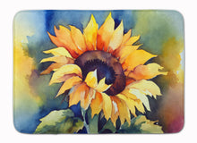 Load image into Gallery viewer, Sunflowers in Watercolor Memory Foam Kitchen Mat