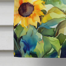 Load image into Gallery viewer, Sunflowers in Watercolor House Flag